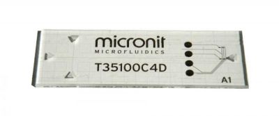 MCE chip with C4D electrodes (for eDaq platform)